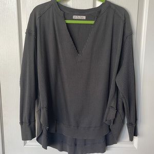 Free People Thermal oversized pullover
